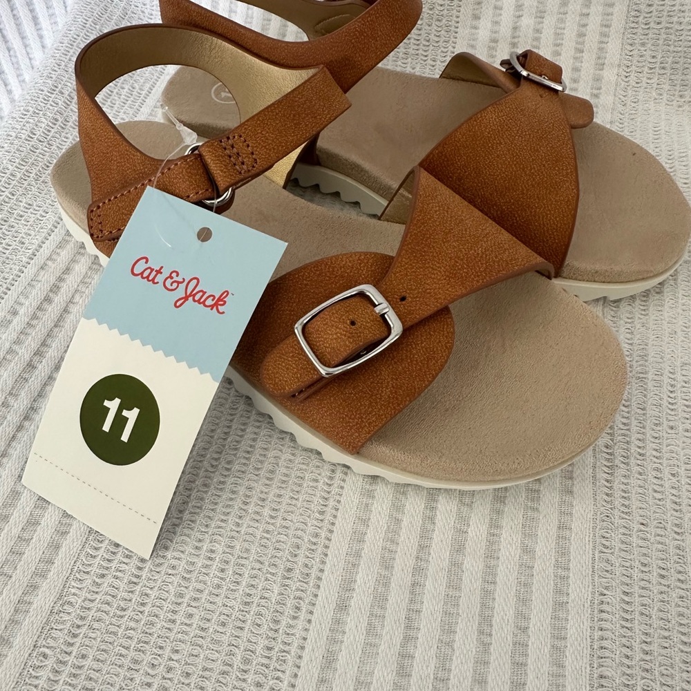 Cat & Jack Cognac Sandals